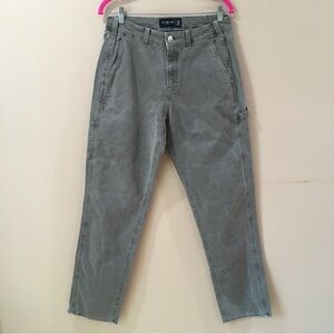 Abercrombie & Fitch Mens Stretch Jeans Grey Wash Denim Size 32x34 90s Y2K
